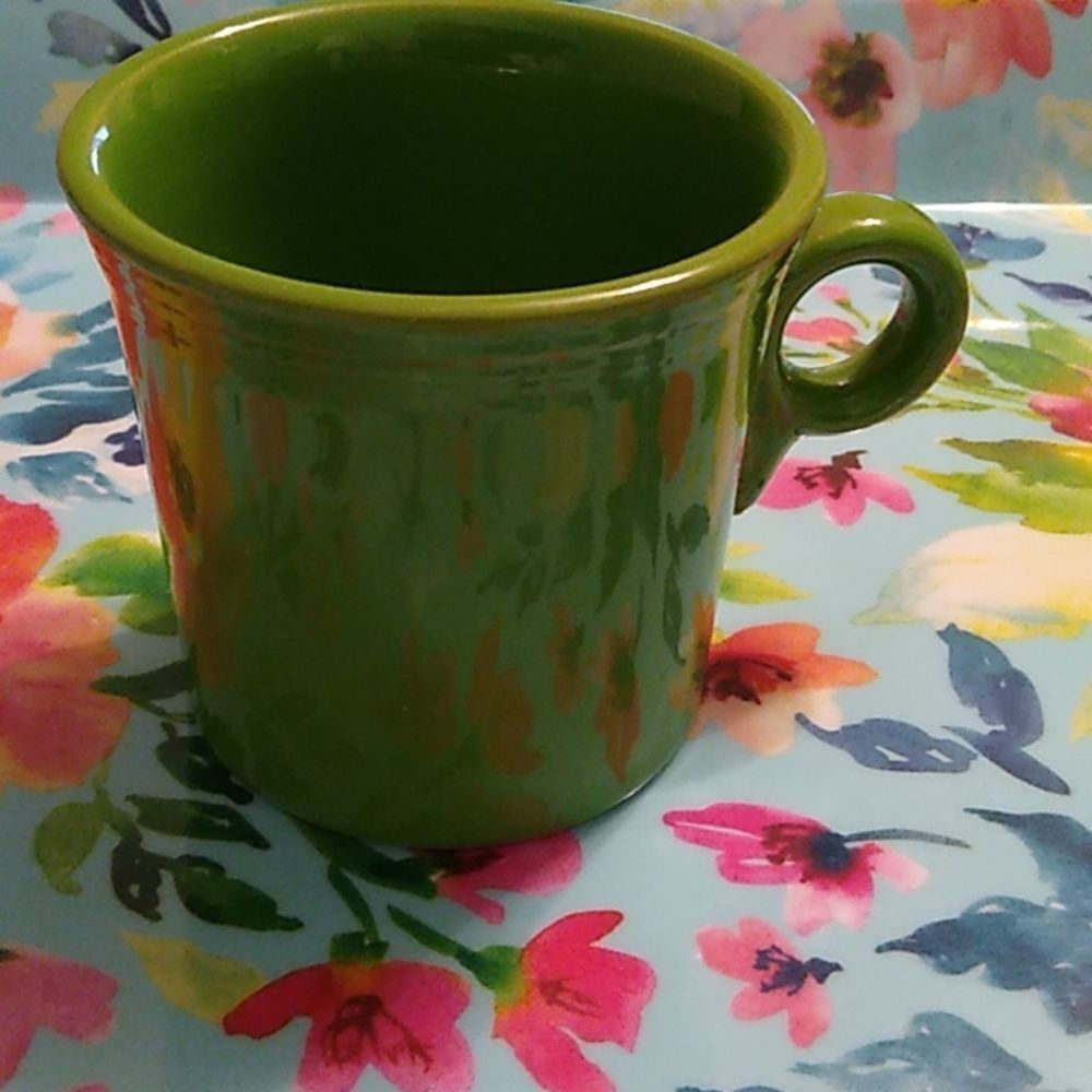 Green Fiesta  latte Coffee Cup